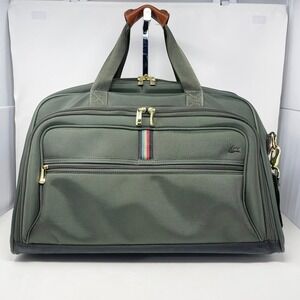 Lark‎ Classic Weekender Duffle Bag Carry On Suitcase Olive Green Luggage Strap